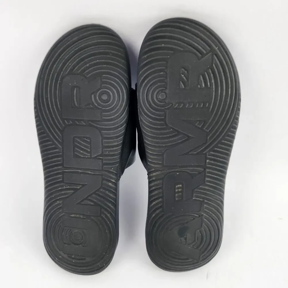 Under Armour Sandals Mens 11 Ansa Fixed Slide Black Slip On Comfort 3023761-003